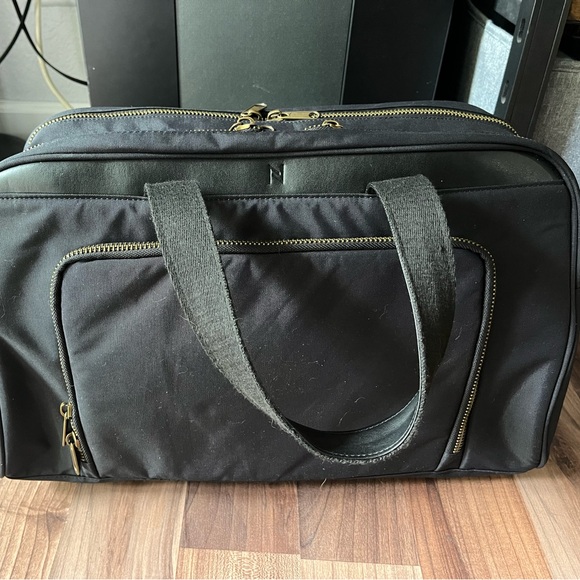 Nomad Lane Black Bento Bag Travel Carry On Personal Item Duffle Weekend - Picture 6 of 16